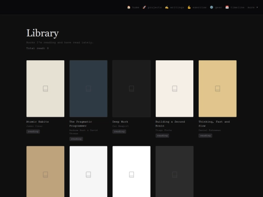 library screenshot