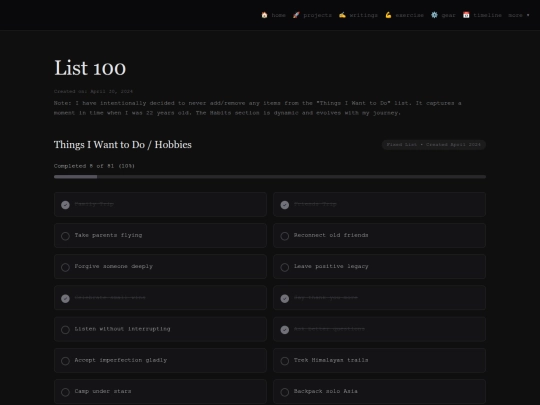 list100 screenshot