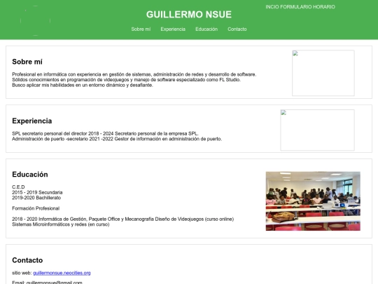 proyecto para el viernes/curriculum screenshot