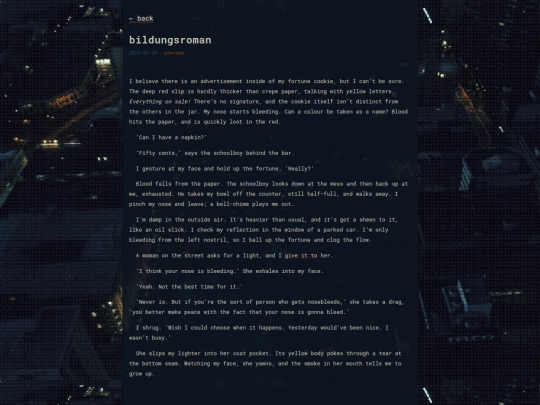 blog-posts/bildungsroman screenshot