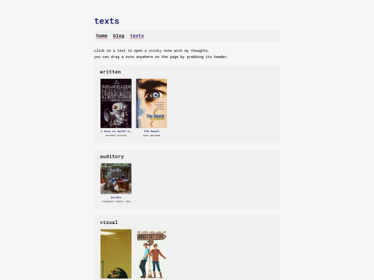 texts screenshot