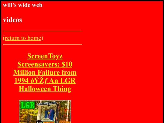 videos screenshot