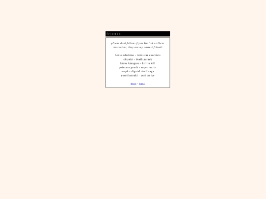 friends screenshot