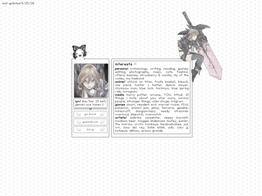 interests screenshot