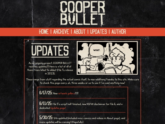 updates screenshot