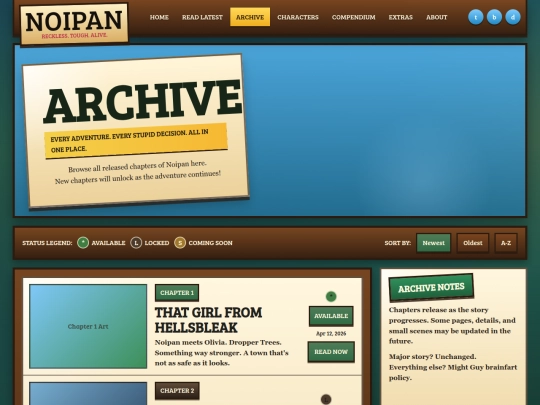 archive screenshot