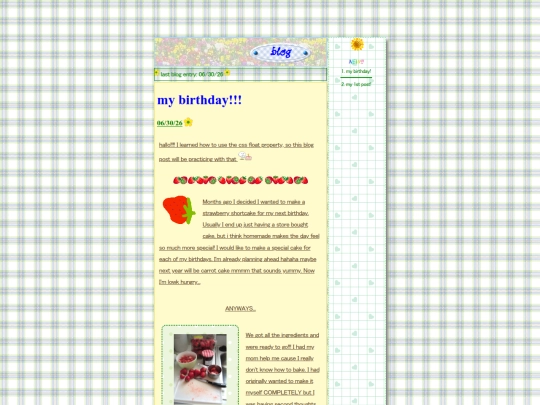 blog screenshot