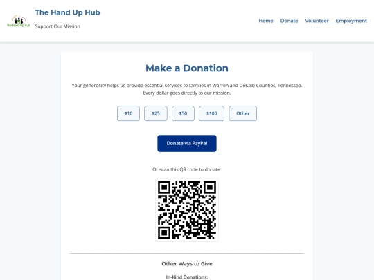 donate screenshot