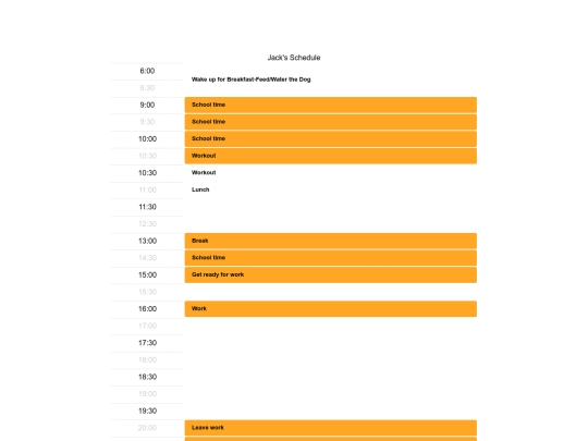 schedule-assignment screenshot