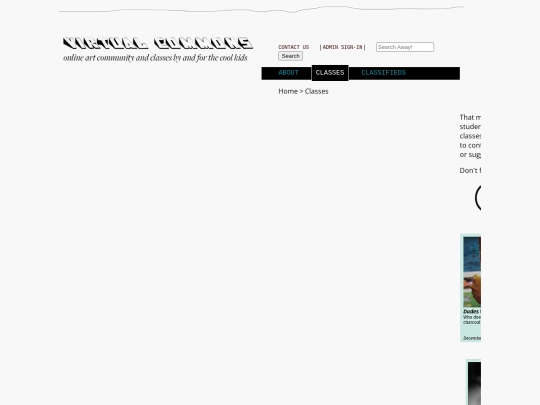 classes screenshot