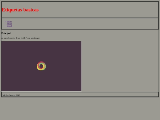 Etiquetas  screenshot