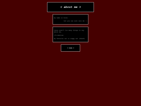 aboutmepage screenshot