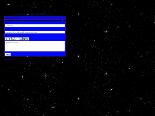 guestbook screenshot