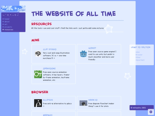 resources screenshot