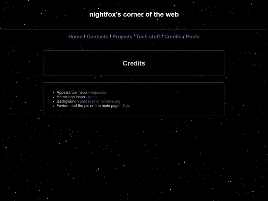credits screenshot