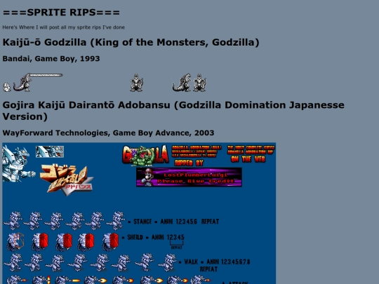 Sprites screenshot