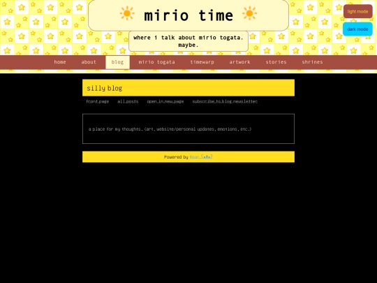 blog screenshot