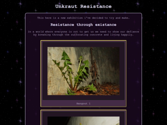 unkrautResistance screenshot