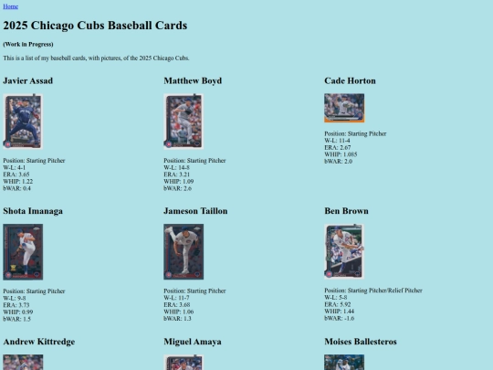 2025_Chicago_Cubs_BB_Cards screenshot