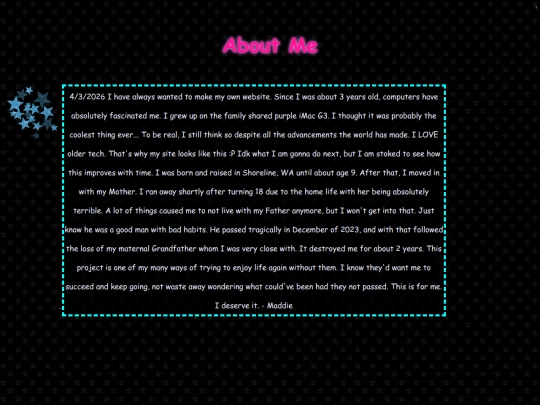 Aboutme screenshot