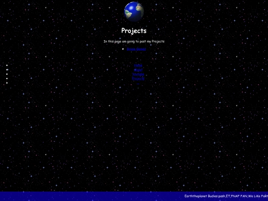 projects screenshot