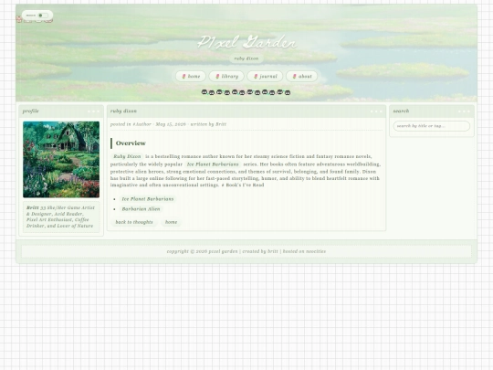 posts/ruby-dixon screenshot
