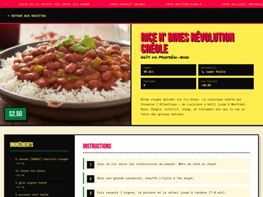 recettes/recette-beans-riz screenshot