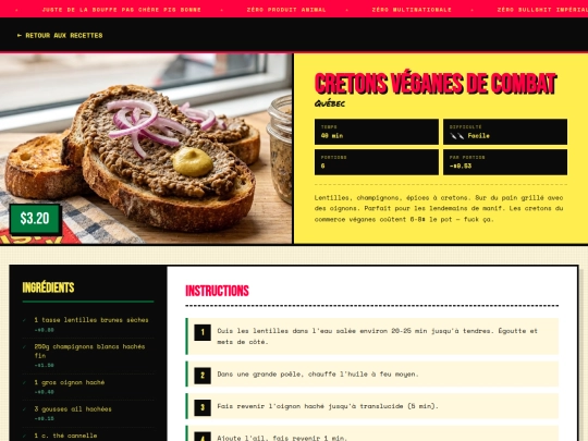 recettes/recette-cretons screenshot