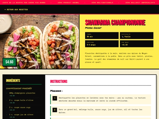 recettes/recette-shawarma screenshot