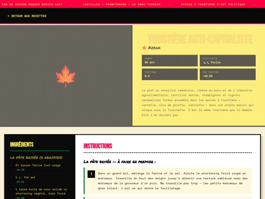 recettes/recette-tourtiere screenshot
