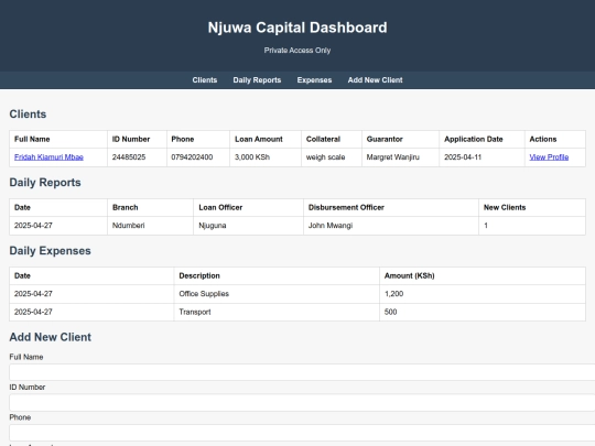 index screenshot