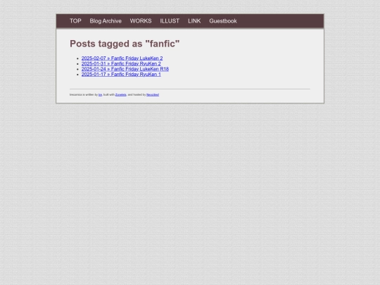 tags/fanfic screenshot