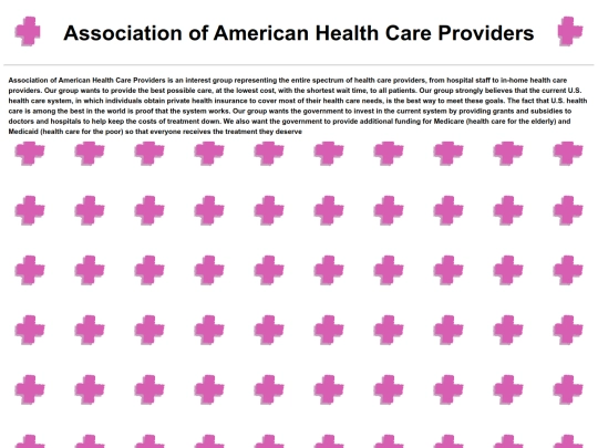 AAHCP screenshot