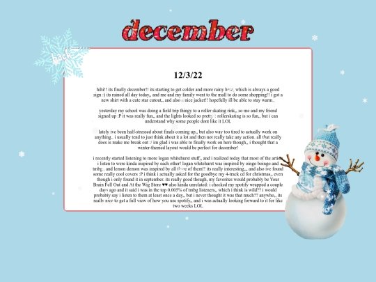 december screenshot