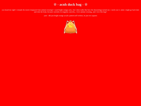 knit/duckbag screenshot