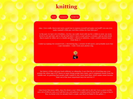 knit/home screenshot