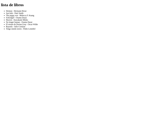 libros screenshot