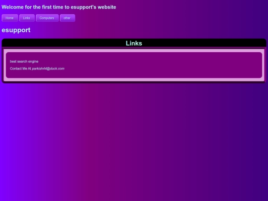 links screenshot
