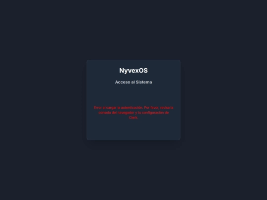 login screenshot