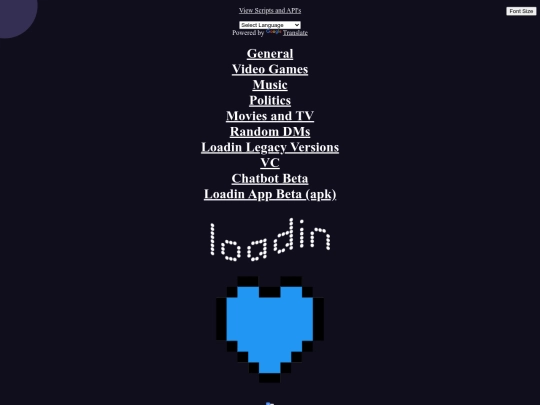 index screenshot