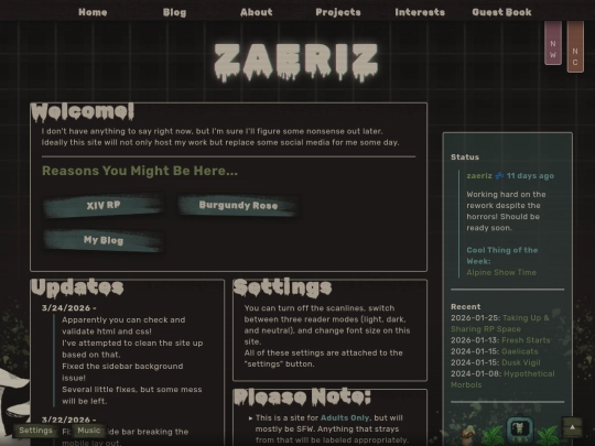 home screenshot