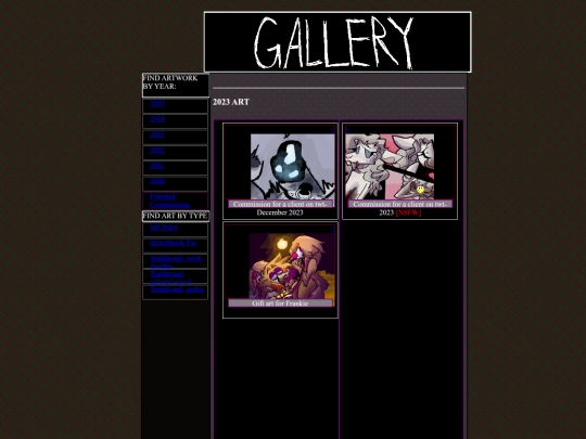 galleries/2023 screenshot