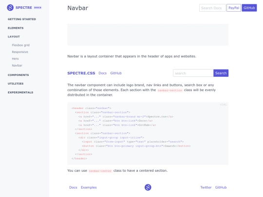 docs/layout/navbar screenshot