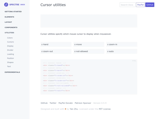 docs/utilities/cursors screenshot