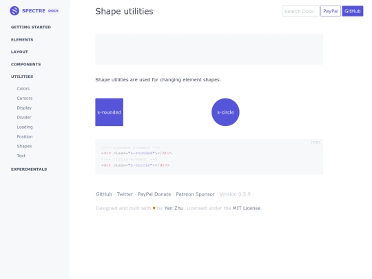 docs/utilities/shapes screenshot