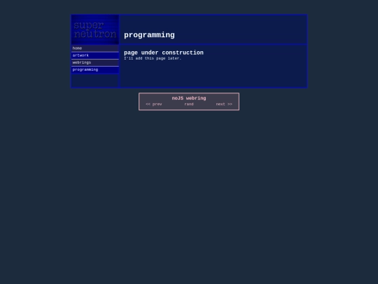 programming screenshot