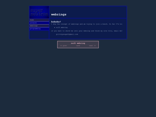 webring screenshot