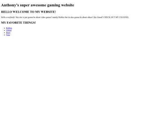 index screenshot