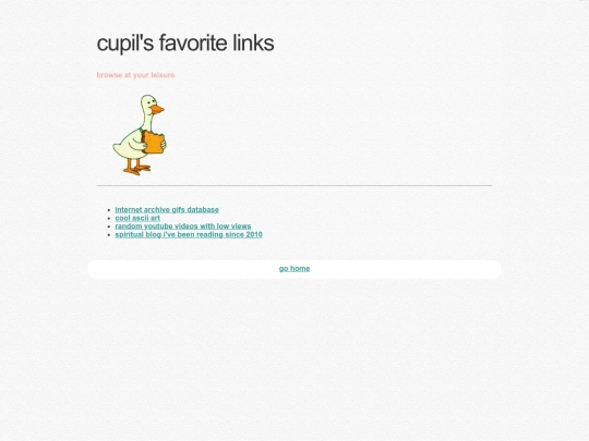 links screenshot