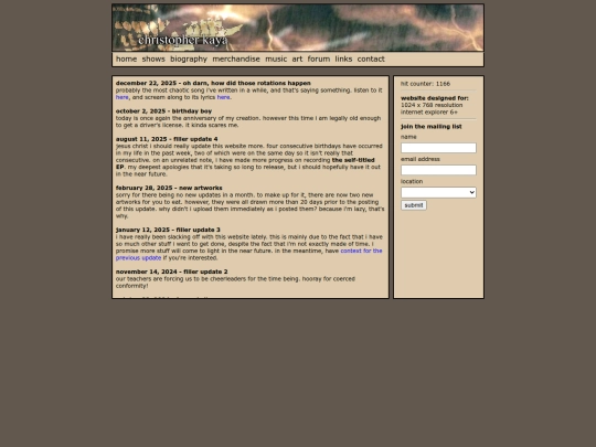 index screenshot